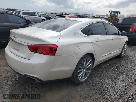 2014 Chevrolet Impala LTZ z VIN 1G1155S37EU105086, wystawiony jako Copart lot #51832605 z przebiegiem 94 588 mil mil oraz Szkoda całkowita • Salvage title. Historia ofert i sprzedaży dostępna na DreamBid. Obrazek 3.