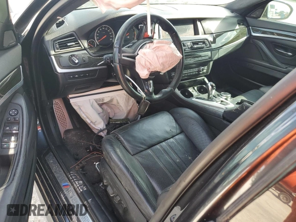 2014 BMW M5 with VIN WBSFV9C54ED097865, listed as a Copart auction lot 79897384 with 0 mi miles and Salvage Title. Bid and sale history available at carsss.com. Image 8.