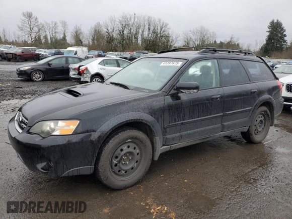 2005 Subaru Legacy Outback XT Limited with VIN 4S4BP67C856387985, listed as a Copart auction lot 41397675 with 281,165 mi miles and Salvage title. Bid and sale history available at DreamBid. Image 1.