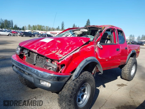 2001 Toyota Tacoma PreRunner with VIN 5TEGN92N61Z756480, listed as a IAAI auction lot 42060533 with 1 mi miles. Bid and sale history available at carsss.com. Image 6.