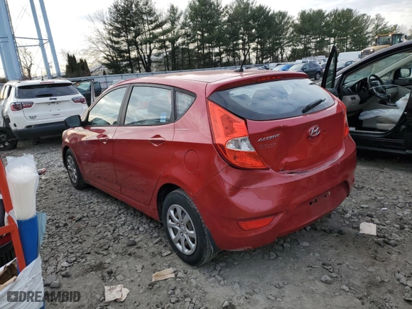 2013 Hyundai Accent GL with VIN KMHCT5AEXDU137369, listed as a Copart auction lot 83940744 with 114,521 mi miles and Salvage Title. Bid and sale history available at carsss.com. Image 2.