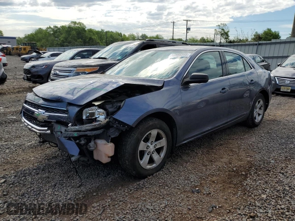 2013 Chevrolet Malibu LS with VIN 1G11B5SA2DF348699, listed as a Copart auction lot 55986895 with 196,900 mi miles and Salvage Title. Bid and sale history available at DreamBid. Image 1.