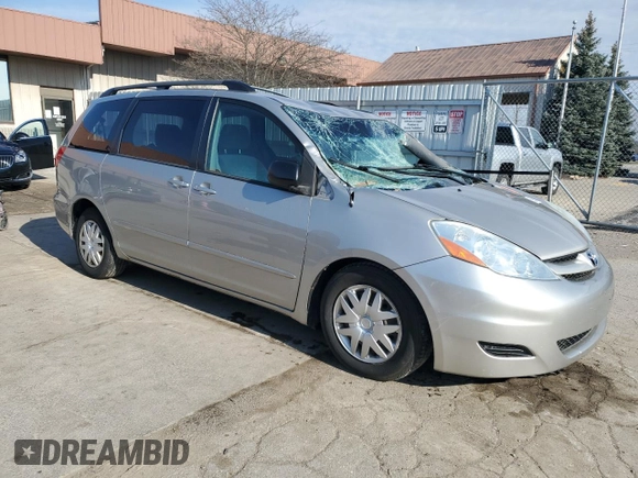 2008 Toyota Sienna CE with VIN 5TDZK23C78S214219, listed as a Copart auction lot 51995205 with 0 mi miles and Salvage Title. Bid and sale history available at carsss.com. Image 4.
