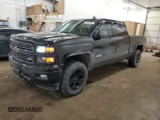 2015 Chevrolet Silverado 1500 LTZ with VIN 3GCUKSEJ5FG446111, listed as a Copart auction lot 89320835 with 164,191 mi miles and Salvage Title. Bid and sale history available at carsss.com. Image 1.