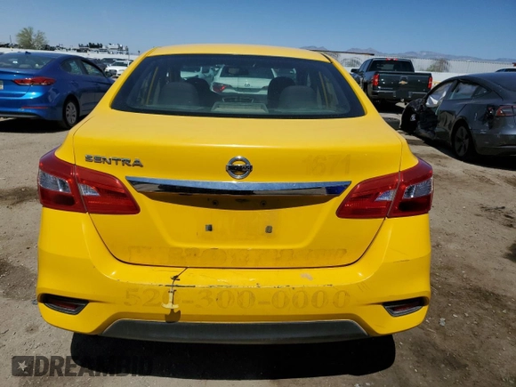 2018 Nissan Sentra S with VIN 3N1AB7AP4JY323254, listed as a Copart auction lot 50812835 with 229,712 mi miles and Salvage Title. Bid and sale history available at DreamBid. Image 6.