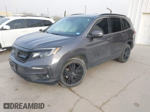2022 Honda Pilot Special Edition with VIN 5FNYF5H28NB035382, listed as a IAAI auction lot 41792209 with 50,716 mi miles and . Bid and sale history available at carsss.com. Image 17.