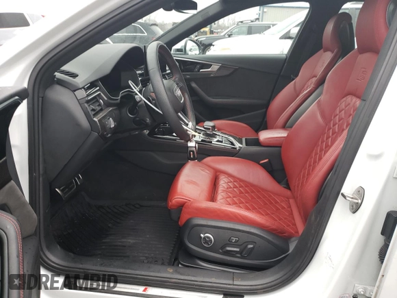 2021 Audi S4 Premium Plus with VIN WAUB4AF40MA024633, listed as a Copart auction lot 40762744 with 21,333 mi miles and Salvage Title. Bid and sale history available at carsss.com. Image 7.