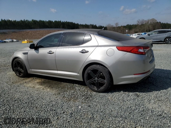 2012 Kia Optima SX with VIN 5XXGR4A66CG022411, listed as a Copart auction lot 49987235 with 219,814 mi miles and Salvage Title. Bid and sale history available at carsss.com. Image 2.