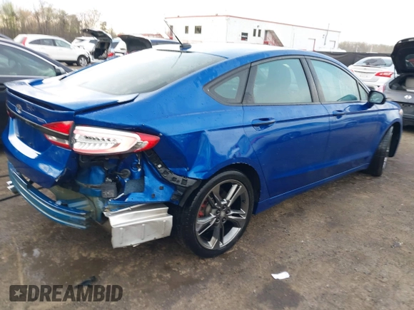 2017 Ford Fusion Sport with VIN 3FA6P0VP3HR256856, listed as a IAAI auction lot 41998564 with 106,932 mi miles. Bid and sale history available at carsss.com. Image 4.