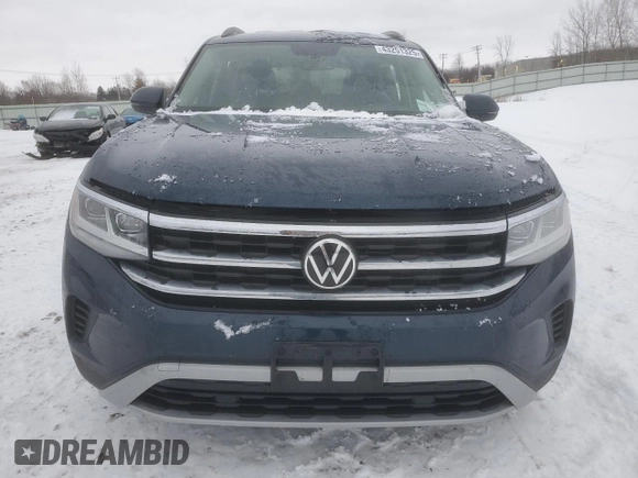 2021 Volkswagen Atlas SE z VIN 1V2LP2CA2MC559089, wystawiony jako Copart lot #43251325 z przebiegiem 60 630 mil mil oraz Szkody całkowita. Historia ofert i sprzedaży dostępna na DreamBid. Obrazek 5.