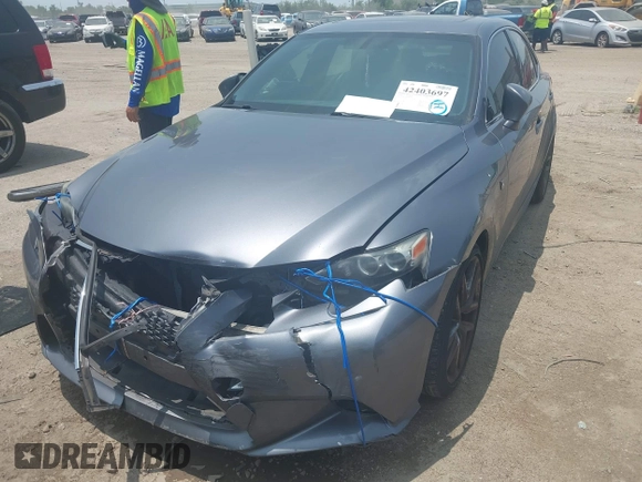 2014 Lexus IS 250 with VIN JTHBF1D2XE5000962, listed as a IAAI auction lot 42403697 with 110,106 mi miles and . Bid and sale history available at DreamBid. Image 2.