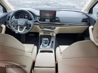 2023 Audi Q5 S line Premium Plus with VIN WA1EAAFY4P2130829, listed as a Copart auction lot 59838705 with 5,901 mi miles and Salvage title. Bid and sale history available at DreamBid. Image 8.
