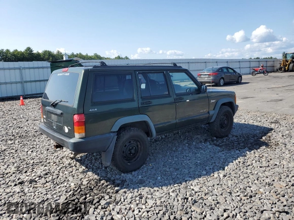 1998 Jeep Cherokee Sport with VIN 1J4FJ68S0WL187922, listed as a Copart auction lot 71319834 with 0 mi miles and Clean Title. Bid and sale history available at carsss.com. Image 3.