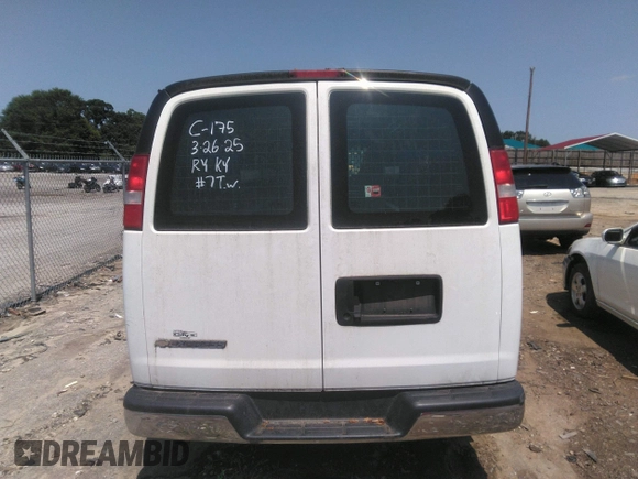 2021 Chevrolet Express Cargo with VIN 1GCWGAFP1M1244868, listed as a IAAI auction lot 42578406 with 62,764 mi miles and . Bid and sale history available at DreamBid. Image 16.