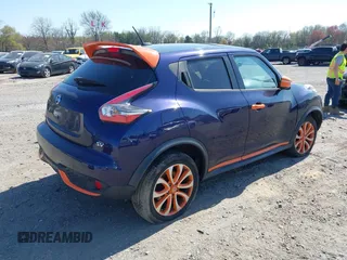 2015 Nissan Juke S with VIN JN8AF5MR1FT507879, listed as a IAAI auction lot 42059930 with 127,782 mi miles and . Bid and sale history available at DreamBid. Image 4.