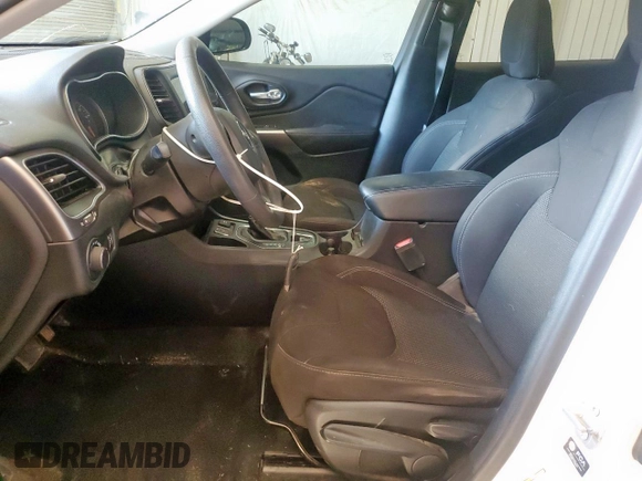 2021 Jeep Cherokee Latitude with VIN 1C4PJLCB4MD156082, listed as a Copart auction lot 62581155 with 90,879 mi miles and Salvage title. Bid and sale history available at DreamBid. Image 7.