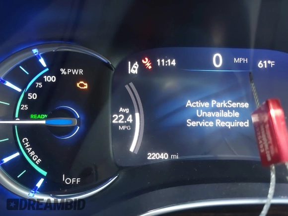 2022 Chrysler Pacifica Hybrid Limited with VIN 2C4RC1S74NR112960, listed as a IAAI auction lot 41584818 with 22,040 mi miles and . Bid and sale history available at DreamBid. Image 15.