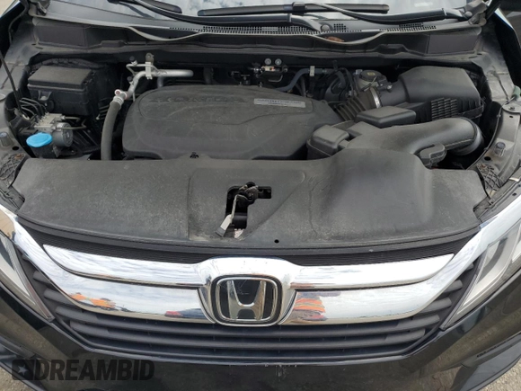 2019 Honda Odyssey EX with VIN 5FNRL6H50KB025079, listed as a Copart auction lot 53685495 with 118,998 mi miles and Salvage title. Bid and sale history available at DreamBid. Image 12.
