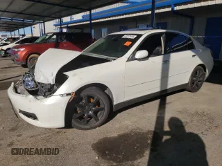 2003 Infiniti G35 w/Leather with VIN JNKCV51E73M001874, listed as a Copart auction lot 43723085 with Not Provided miles and Salvage Title. Bid and sale history available at carsss.com. Image 1.