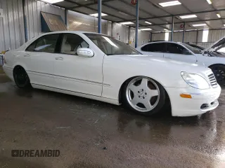 2005 Mercedes-Benz S-Class 5.0L with VIN WDBNG75J85A447977, listed as a Copart auction lot 89194145 with 158,851 mi miles and Clean Title. Bid and sale history available at carsss.com. Image 4.