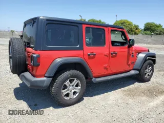 2022 Jeep Wrangler Unlimited Sport S z VIN 1C4HJXDG6NW240786, wystawiony jako Copart lot #59190995 z przebiegiem 46 172 mil mil oraz Szkoda całkowita • Salvage title. Historia ofert i sprzedaży dostępna na DreamBid. Obrazek 3.