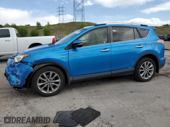 2016 Toyota RAV4 Limited с VIN JTMDJREV8GD016893, выставлен на аукционе Copart как лот 58129965 с пробегом 117 813 миль миль и Списание • Salvage title. История ставок и продаж доступна на DreamBid. Изображение 1.