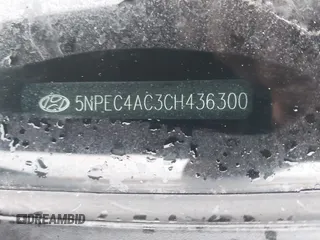 2012 Hyundai Sonata Limited with VIN 5NPEC4AC3CH436300, listed as a IAAI auction lot 41713326 with 103,285 mi miles and . Bid and sale history available at DreamBid. Image 9.