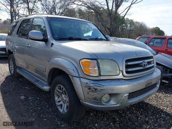 2003 Toyota Sequoia Limited with VIN 5TDBT48A03S151815, listed as a IAAI auction lot 41997536 with 232,916 mi miles. Bid and sale history available at carsss.com. Image 1.