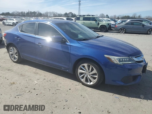 2016 Acura ILX w/Premium Pkg with VIN 19UDE2F77GA010274, listed as a Copart auction lot 48346495 with 156,133 mi miles and Salvage Title. Bid and sale history available at carsss.com. Image 4.