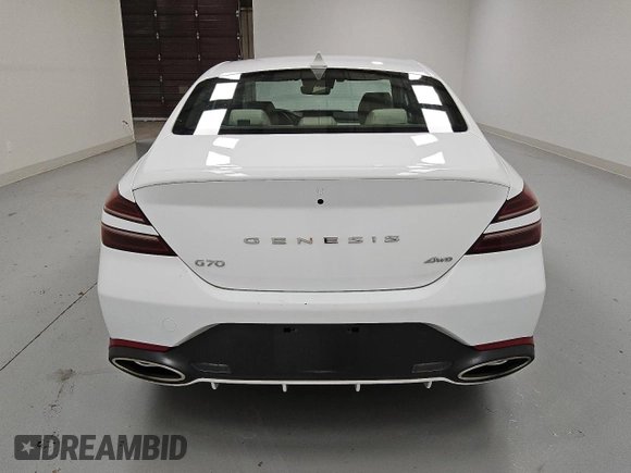 2024 Genesis G70 2.5T with VIN KMTG34SC7RU143216, listed as a Copart auction lot 66462415 with 21,324 mi miles and Clean title. Bid and sale history available at DreamBid. Image 6.