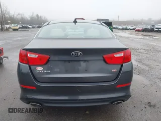 2015 Kia Optima LX with VIN KNAGM4A73F5625605, listed as a IAAI auction lot 41924411 with 104,153 mi miles. Bid and sale history available at carsss.com. Image 16.