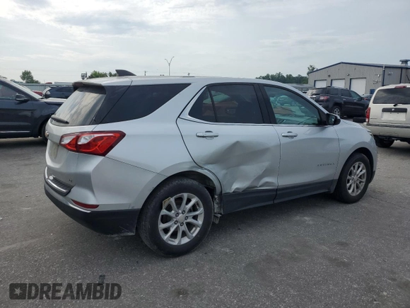 2018 Chevrolet Equinox LT z VIN 3GNAXJEV5JS622170, wystawiony jako Copart lot #57065505 z przebiegiem 93 699 mil mil oraz Szkoda całkowita • Salvage title. Historia ofert i sprzedaży dostępna na DreamBid. Obrazek 3.