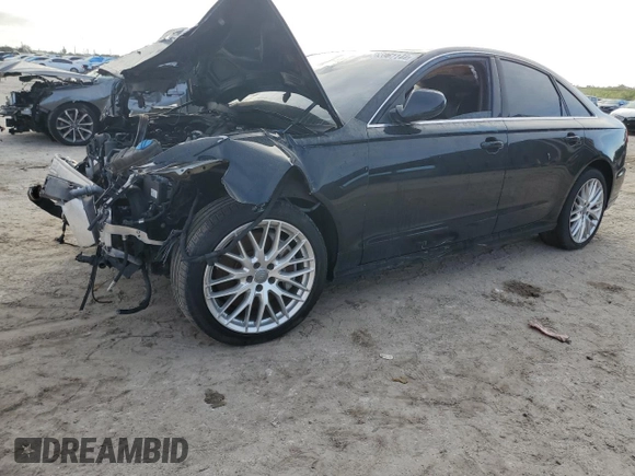 2016 Audi A6 2.0T Premium with VIN WAUFFAFC1GN017156, listed as a Copart auction lot 85961144 with 0 mi miles and Salvage Title. Bid and sale history available at carsss.com. Image 1.