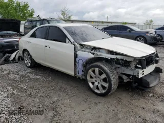 2014 Cadillac CTS Premium AWD with VIN 1G6AZ5S35E0156897, listed as a Copart auction lot 55838595 with 124,999 mi miles and Salvage title. Bid and sale history available at DreamBid. Image 4.