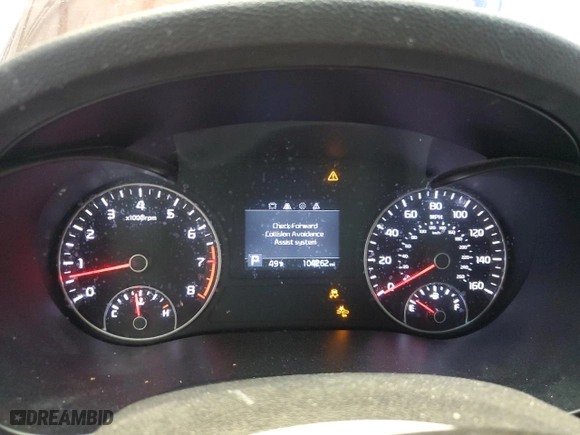 2019 Kia Optima LX with VIN 5XXGT4L34KG325562, listed as a Copart auction lot 46600864 with 104,262 mi miles and Clean Title. Bid and sale history available at carsss.com. Image 9.
