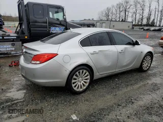 2011 Buick Regal CXL RL4 with VIN W04GS5EC6B1001492, listed as a Copart auction lot 46549355 with 74,044 mi miles and Clean Title. Bid and sale history available at DreamBid. Image 3.
