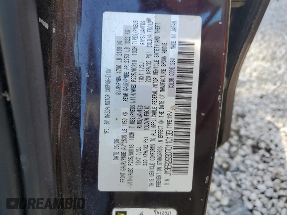 2007 Mazda CX-7 Sport with VIN JM3ER293070110133, listed as a Copart auction lot 47400555 with 146,819 mi miles and Salvage Title. Bid and sale history available at carsss.com. Image 13.