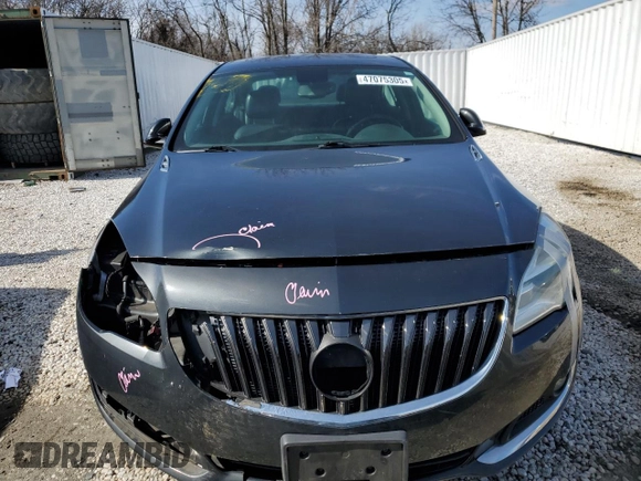 2014 Buick Regal with VIN 2G4GK5EX8E9258920, listed as a Copart auction lot 47075305 with 135,547 mi miles and Salvage Title. Bid and sale history available at carsss.com. Image 5.
