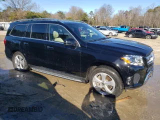 2017 Mercedes-Benz GLS 450 with VIN 4JGDF6EE4HA985850, listed as a Copart auction lot 81514863 with 47,816 mi miles and . Bid and sale history available at DreamBid. Image 4.