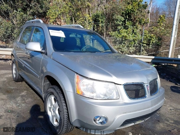 2008 Pontiac Torrent with VIN 2CKDL33F986069100, listed as a IAAI auction lot 41223452 with 143,065 mi miles. Bid and sale history available at carsss.com. Image 1.