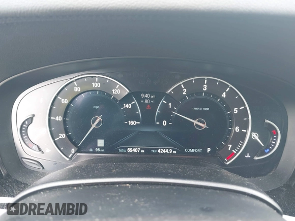 2017 BMW 5 Series 530i with VIN WBAJA5C36HG897698, listed as a IAAI auction lot 42366101 with 69,407 mi miles and . Bid and sale history available at DreamBid. Image 7.