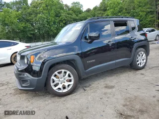 2017 Jeep Renegade Altitude with VIN ZACCJABB0HPE44841, listed as a Copart auction lot 56799774 with 0 mi miles and Salvage Title. Bid and sale history available at carsss.com. Image 1.