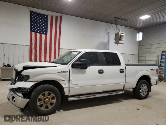 2013 Ford F-150 XL with VIN 1FTFW1ET8DKF57962, listed as a Copart auction lot 52625295 with 193,982 mi miles and Salvage Title. Bid and sale history available at carsss.com. Image 1.