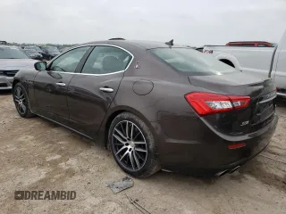2017 Maserati Ghibli S Q4 with VIN ZAM57RTL6H1199004, listed as a Copart auction lot 46513193 with 53,767 mi miles. Bid and sale history available at carsss.com. Image 2.