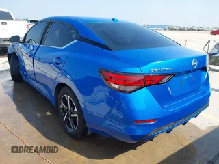 2024 Nissan Sentra SV with VIN 3N1AB8CV3RY282385, listed as a IAAI auction lot 41922422 with 25,671 mi miles and . Bid and sale history available at DreamBid. Image 3.