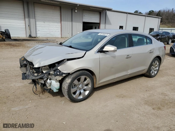 2012 Buick LaCrosse Leather with VIN 1G4GC5E37CF292622, listed as a Copart auction lot 48160615 with 85,426 mi miles and Salvage Title. Bid and sale history available at carsss.com. Image 1.