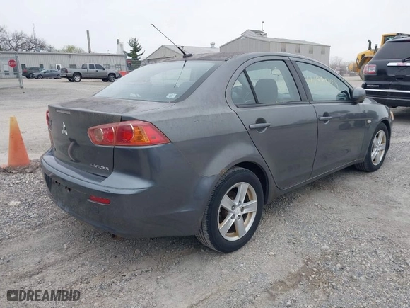 2008 Mitsubishi Lancer DE with VIN JA3AU26U48U012900, listed as a IAAI auction lot 41988059 with 216,797 mi miles. Bid and sale history available at carsss.com. Image 4.