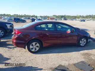 2015 Honda Civic LX with VIN 19XFB2F59FE026566, listed as a IAAI auction lot 41898679 with 42,112 mi miles. Bid and sale history available at carsss.com. Image 14.
