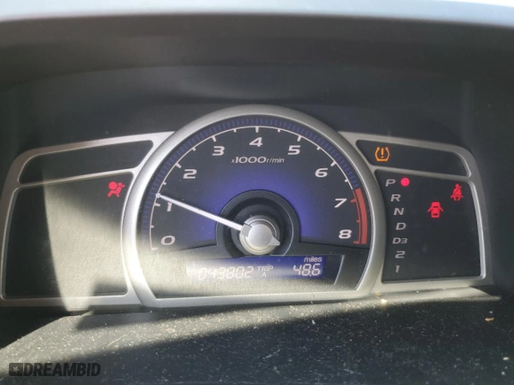 2009 Honda Civic Sdn GX with VIN 1HGFA46559L000378, listed as a Copart auction lot 73030354 with 49,802 mi miles and Salvage Title. Bid and sale history available at carsss.com. Image 9.