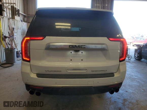 2022 GMC Yukon XL Denali with VIN 1GKS2JKL5NR133425, listed as a Copart auction lot 47168185 with 119,287 mi miles and Salvage Title. Bid and sale history available at carsss.com. Image 6.